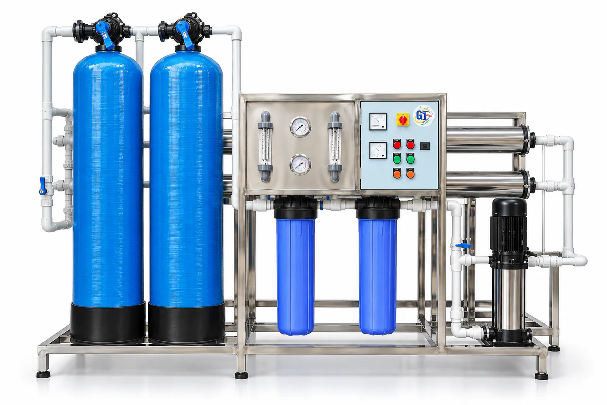 2000 LPH RO Water Plant, FRP - G1 Aqua | R-Tech Systems & Services